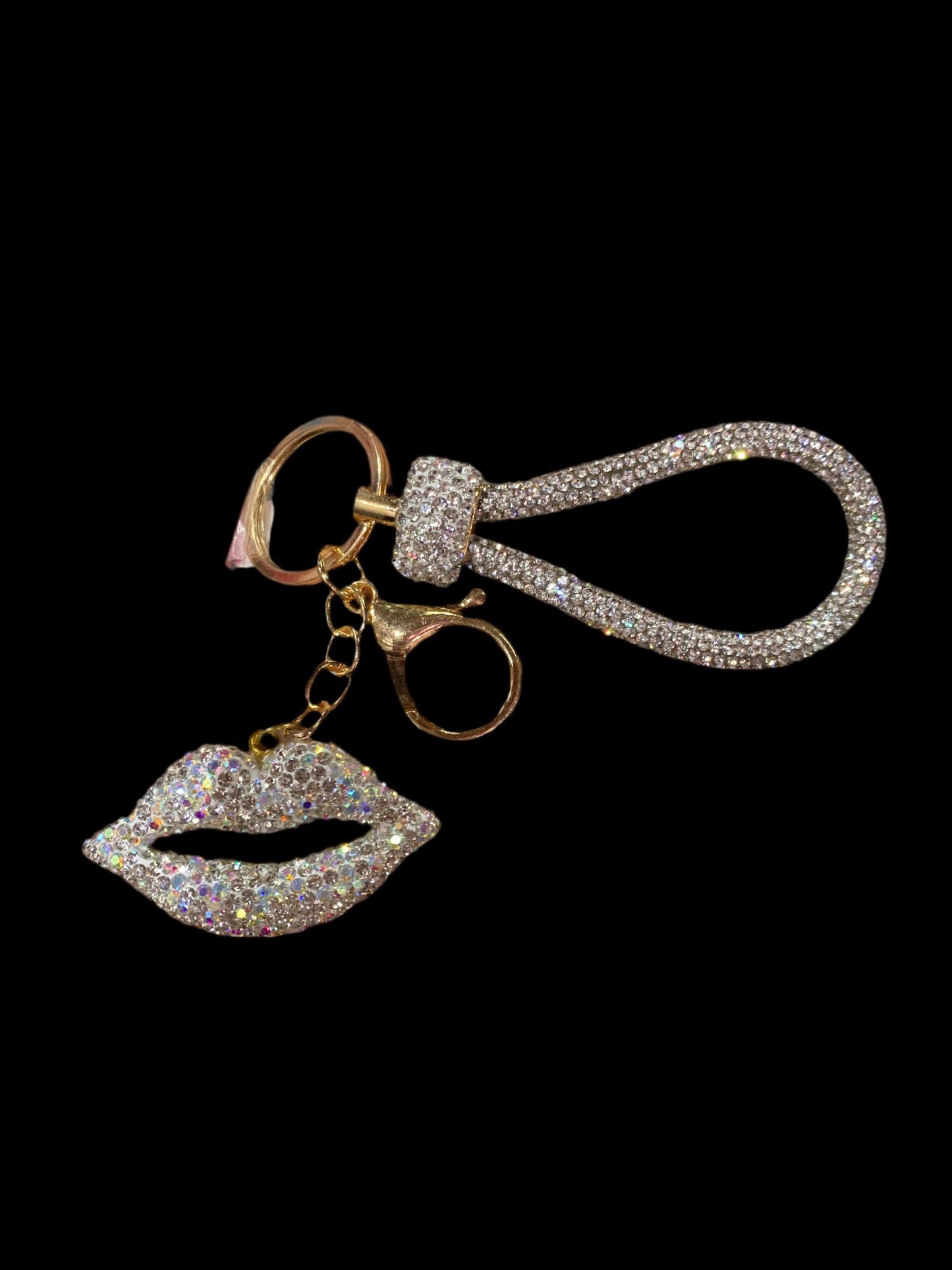 Llavero de beso -  cristal