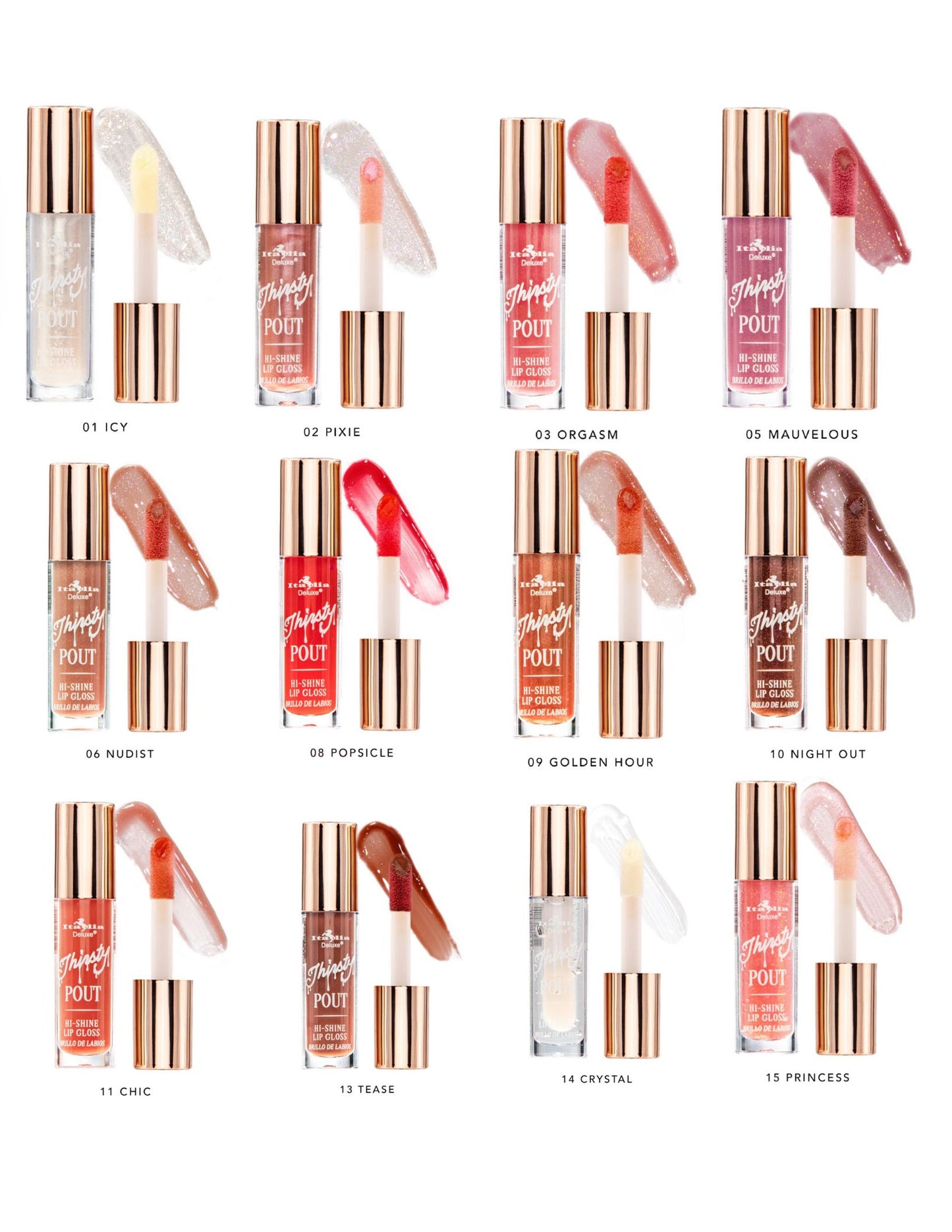 Lipgloss Thirsty Pout - Italia Delux