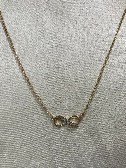 Collar de Zirconia con dije de Infinito - Bling Bling