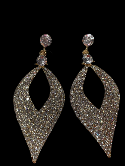 Aretes largos para fiesta - Bling Bling