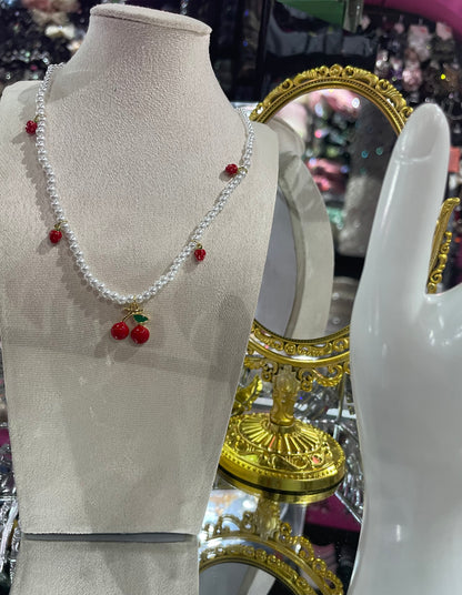 Collar de perlas con dijes Frutales - Bling Bling