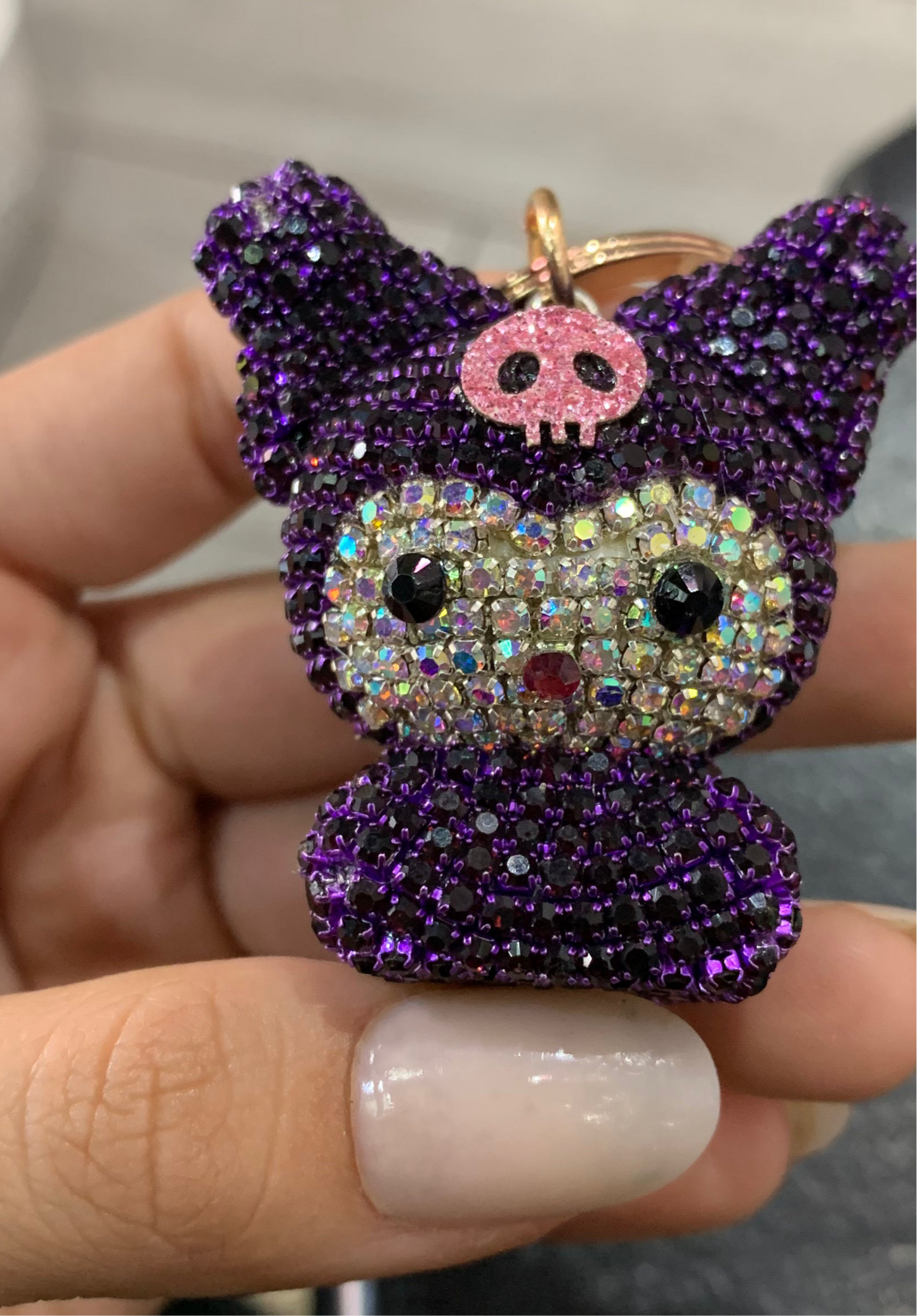 Llavero de kuromi- bling bling
