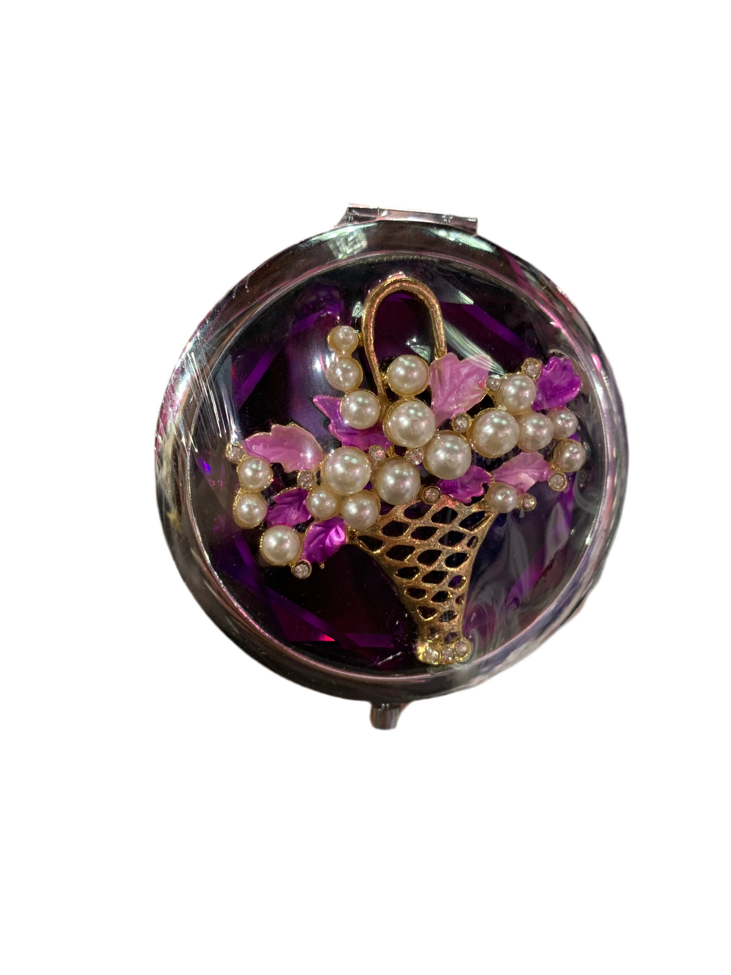 Espejo decorado de bolsillo - Bling Bling