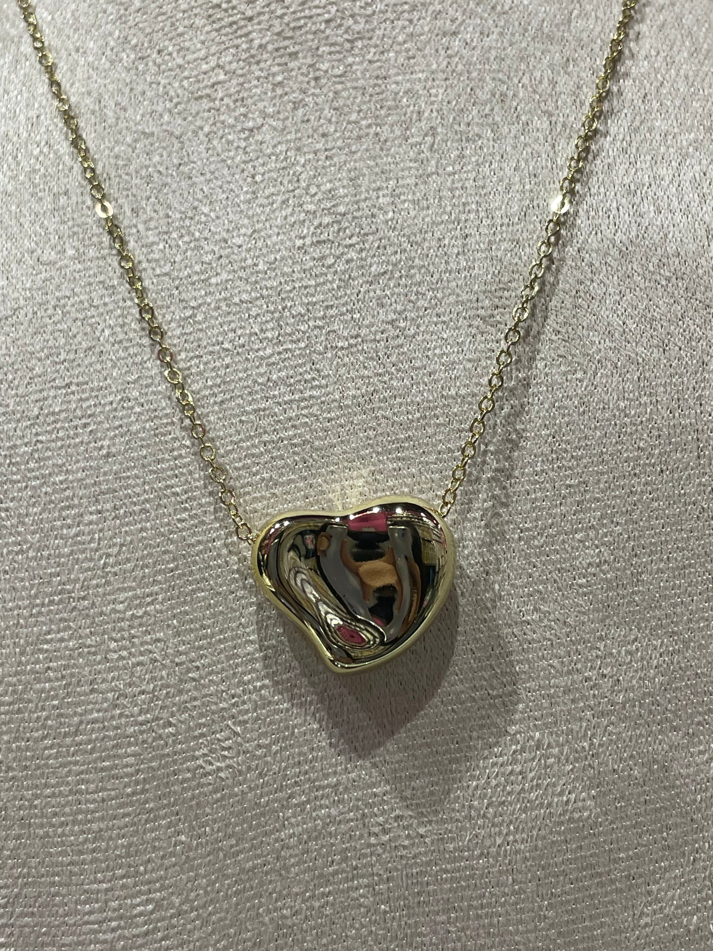 Collar con Dije liso en Dorado - Bling Bling