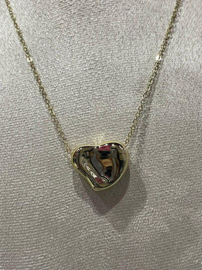 Collar con Dije liso en Dorado - Bling Bling