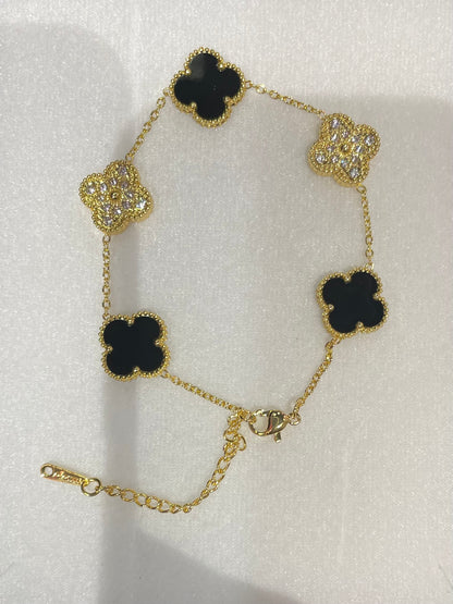 Pulsera tipo Van Cleef en Acero Inoxidable - Bling Bling