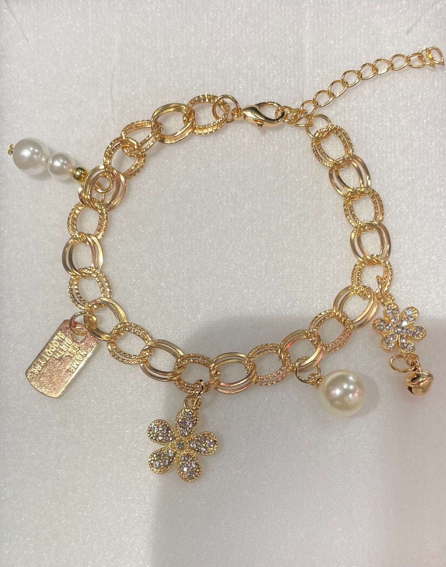 Pulsera con Dijes Colgantes - Bling Bling