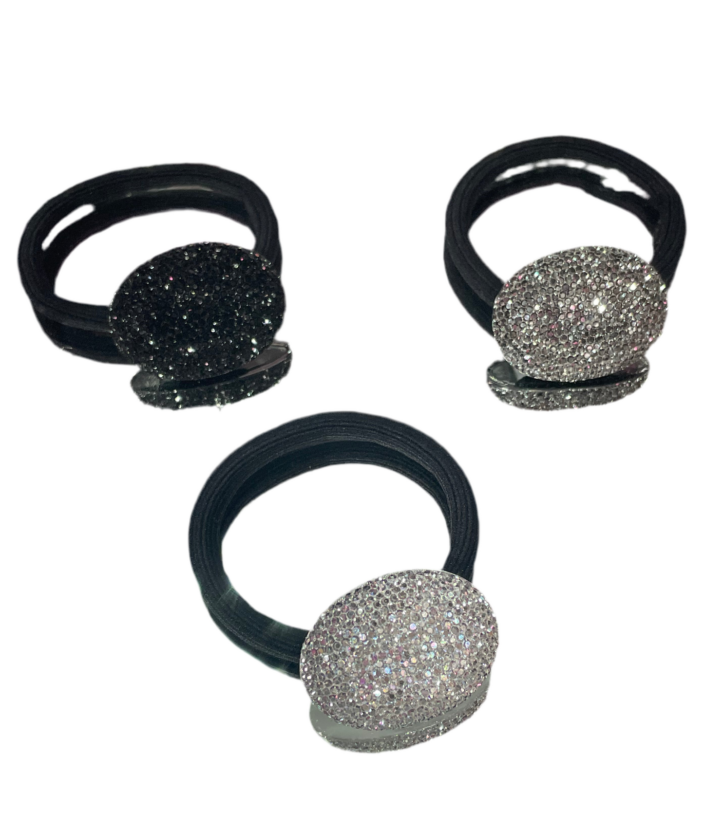 Liga para el Cabello con adorno con forma Ovalada - Bling Bling