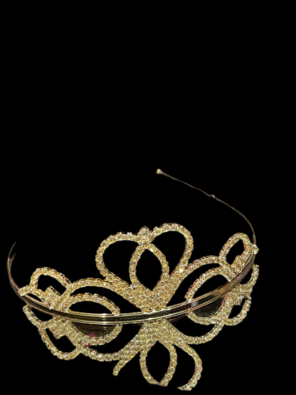 Tiara princesa dorada 304