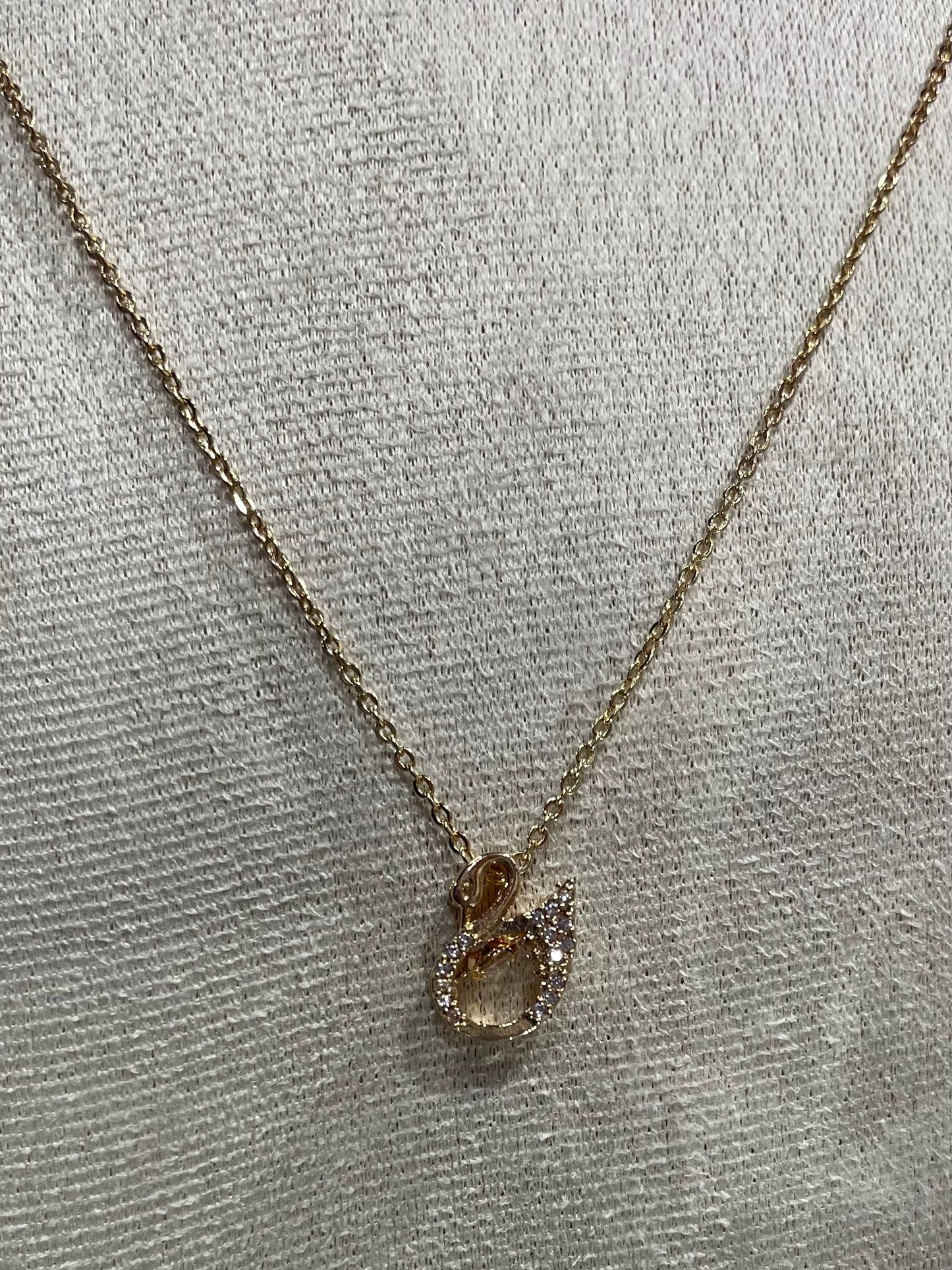 Collar de Zirconia con dije Cisne - Bling Bling