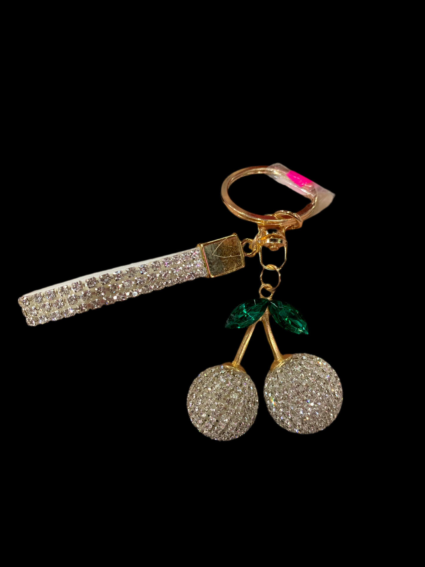 Llavero de cereza - cristal