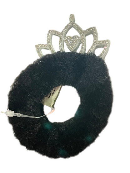 Dona para cabello de peluche con Corona - Bling Bling
