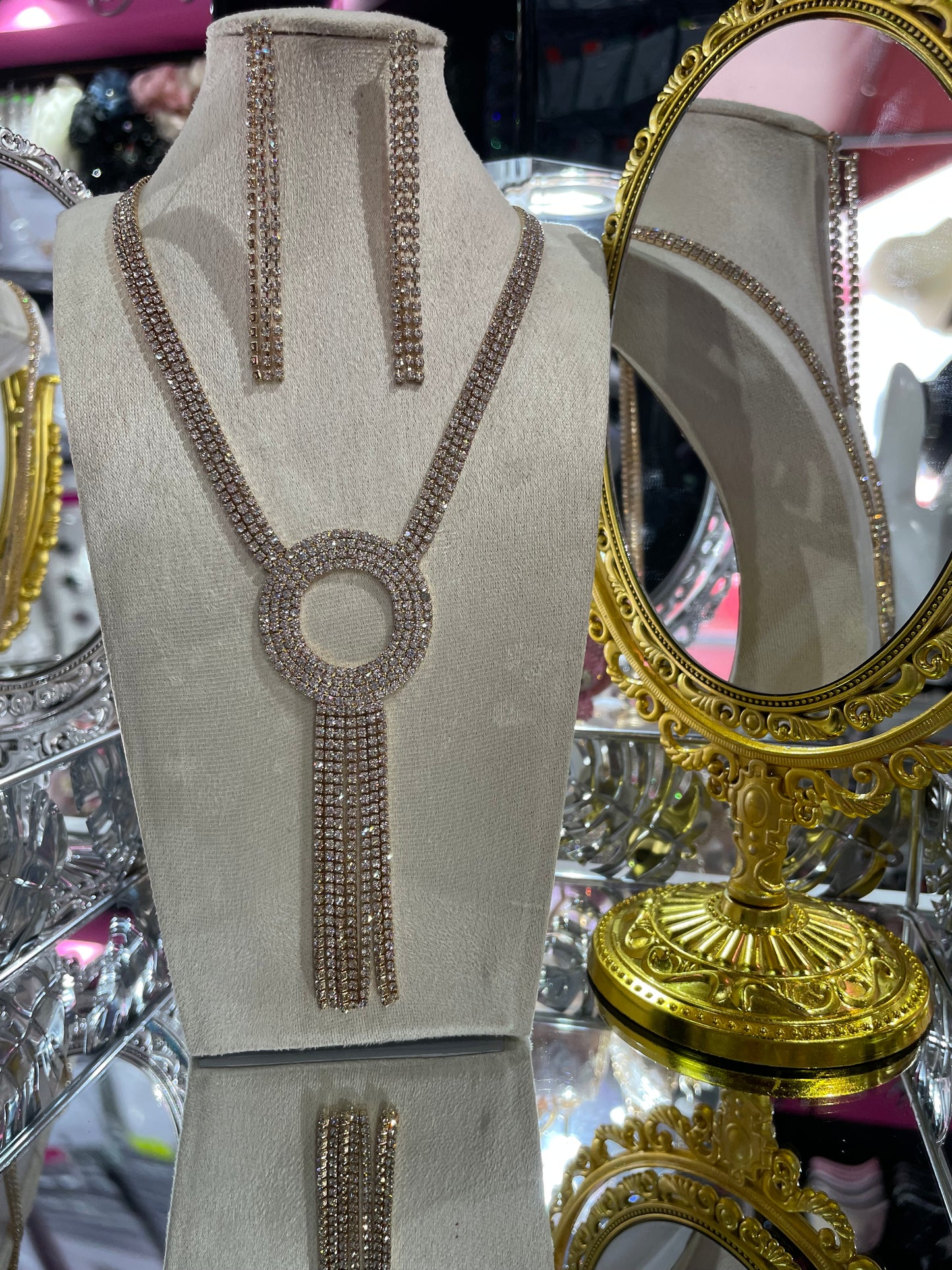 Juego de Collar largo para Fiesta - Bling Bling