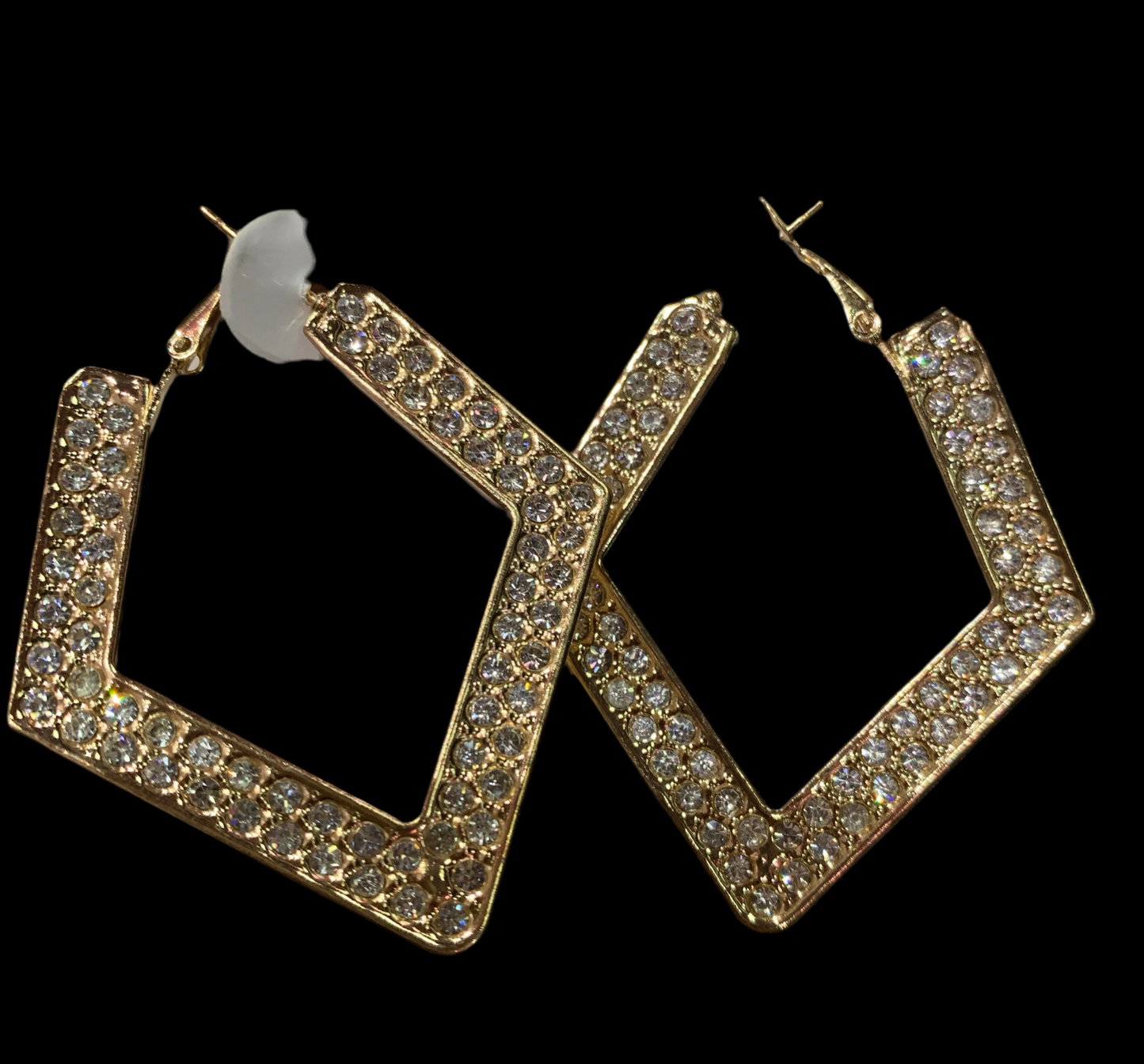 Arracadas triangulares - Bling Bling