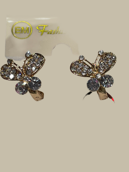Atracada mini de mariposa - bling bling