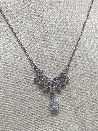 Collar Con Pedrería de   Zirconias - Bling Bling