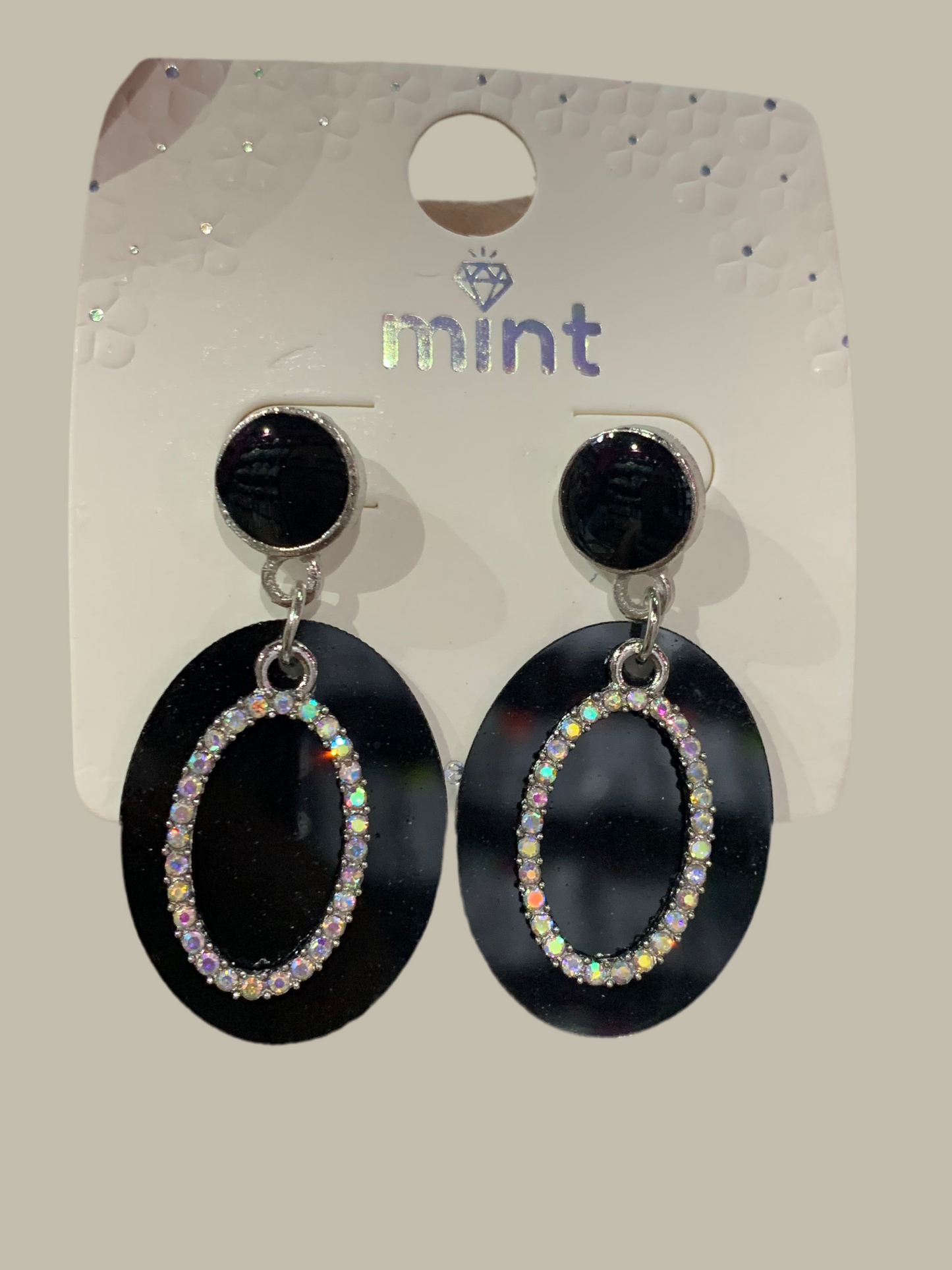 Aretes de fiesta ovalados - Bling Bling