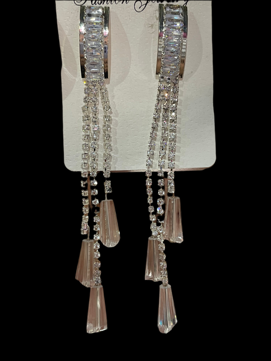 Aretes largos de fiesta - Bling Bling