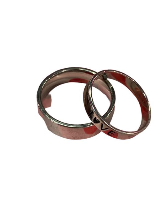 Anillo doble - bling bling
