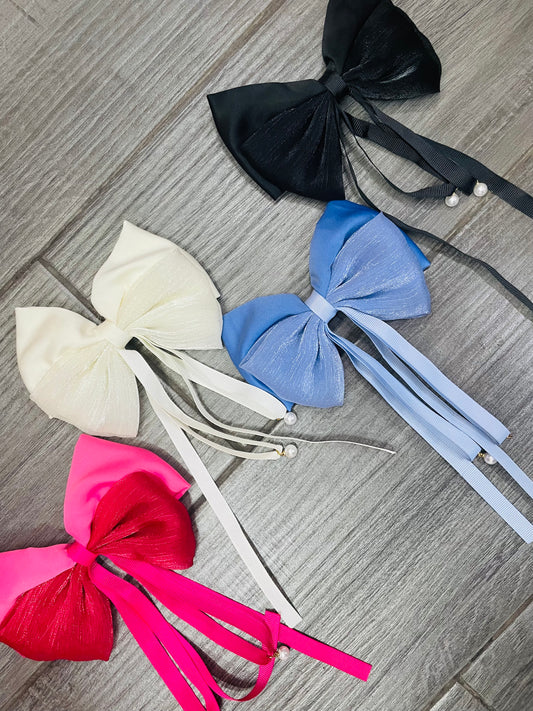 Moño Con Perla - Los Moños De Kari