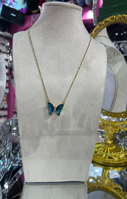 Collar Con dije de Mariposa - Bling Bling