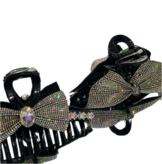 Pinza con Moño Diseños - Bling Bling