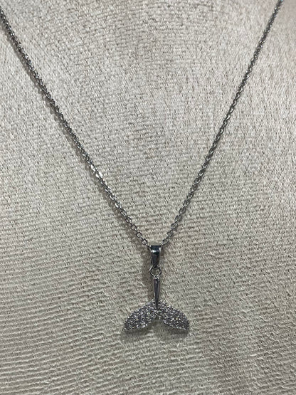 Collar de Zirconia con dije de Cola de Sirena - Bling Bling
