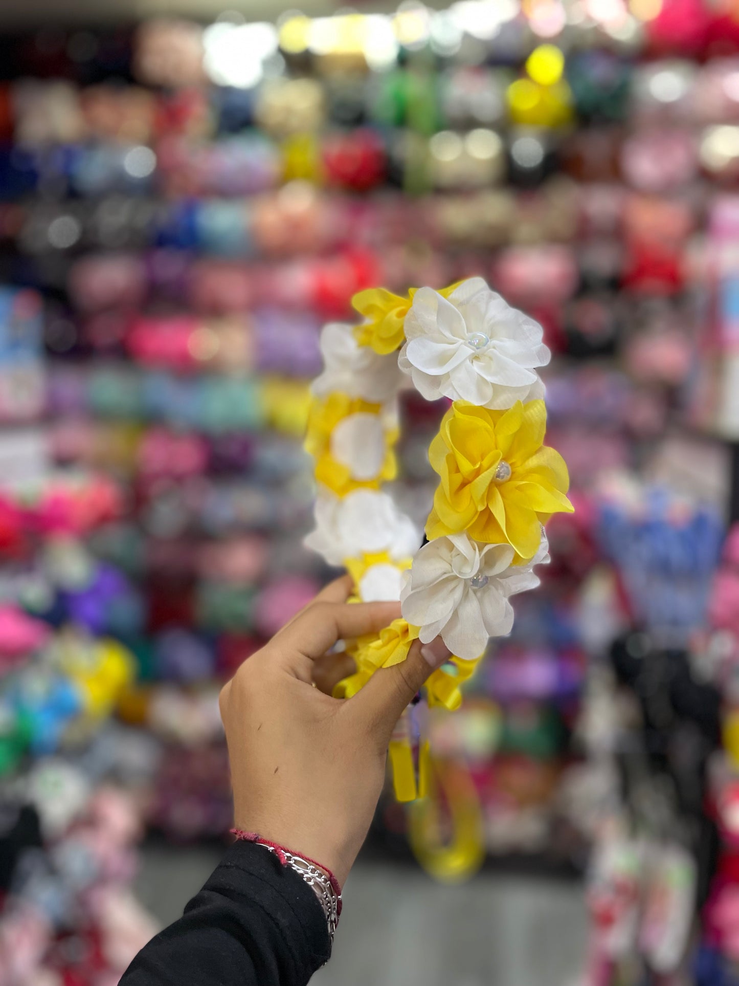 Corona De Flores(Ajustable) - Los Moños De Kari