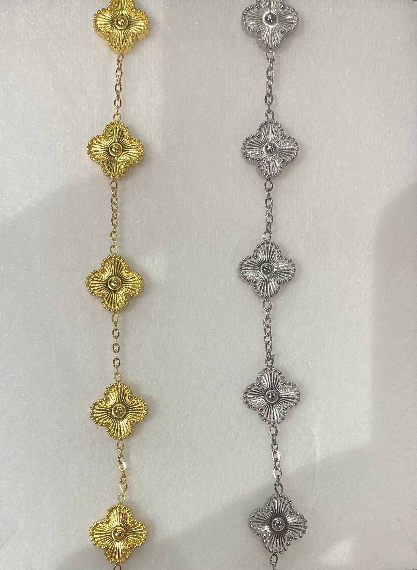 Pulsera tipo Van Cleef en Acero Inoxidable - Bling Bling
