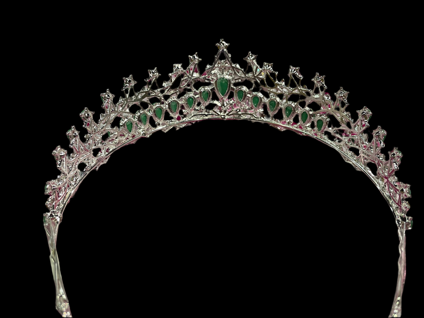 Corona princesa verde 3 - Bling Bling