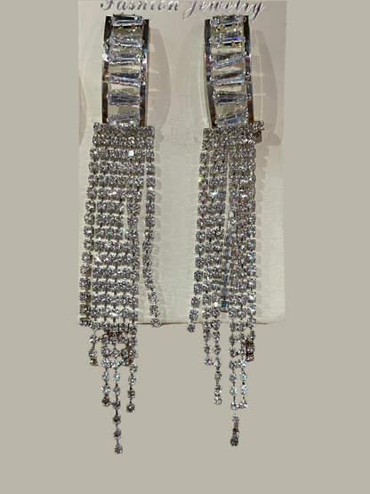 Aretes largos de fiesta - Bling Bling