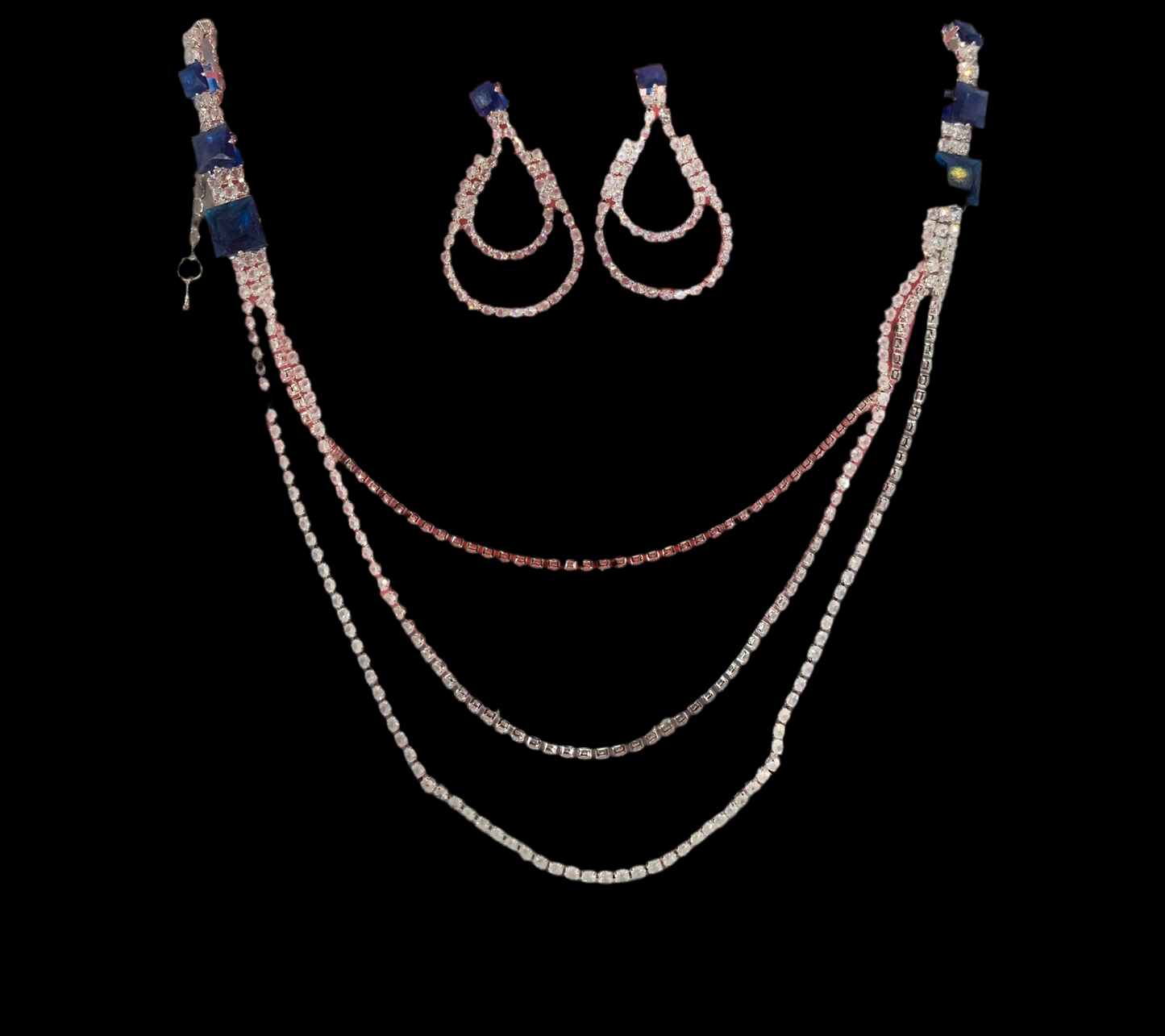 Juego de collar con aretes (sencillo)