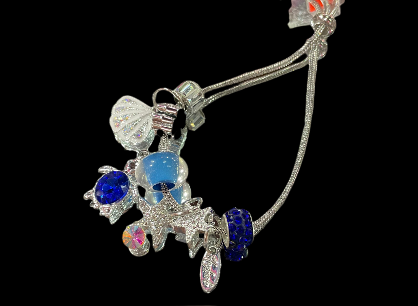 Pulsera ajustable plateada
