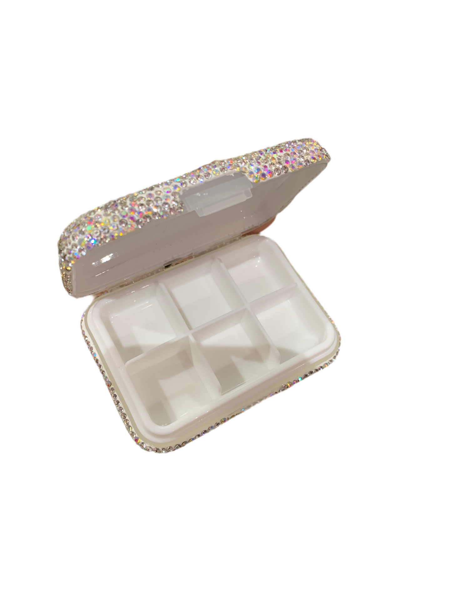 Pastillero decorado - cristal