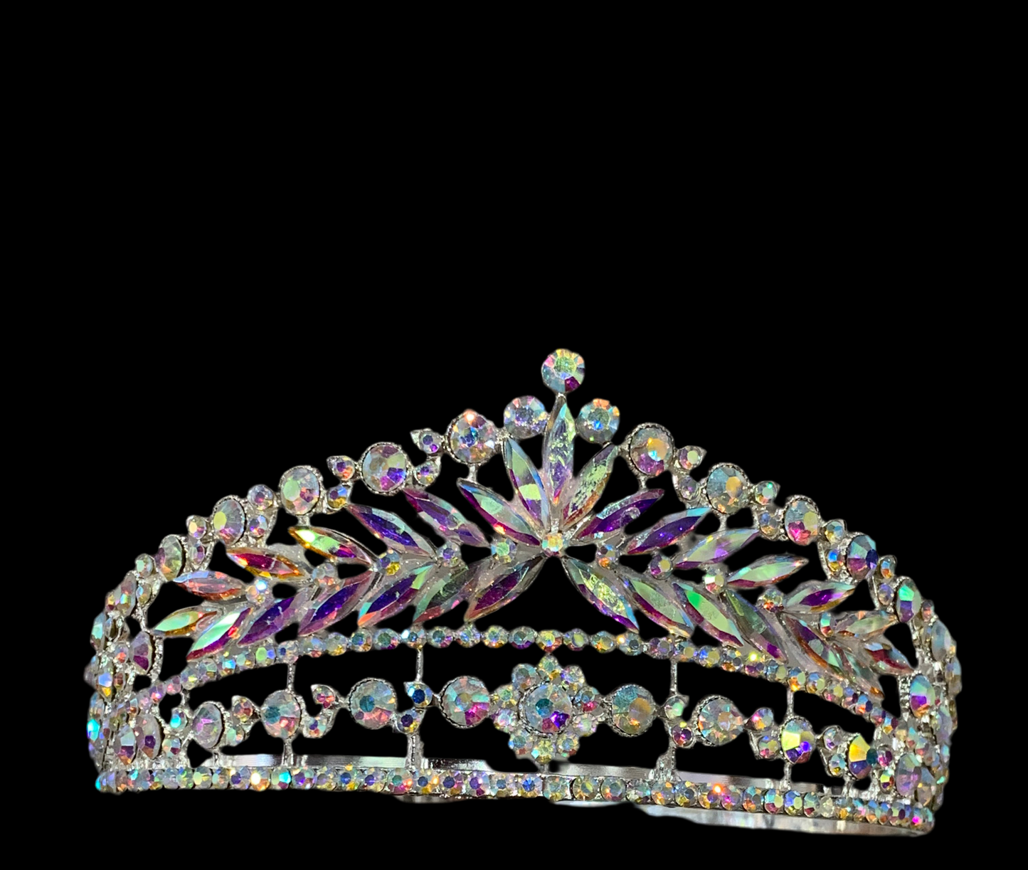 Corona princesa alta - bling bling