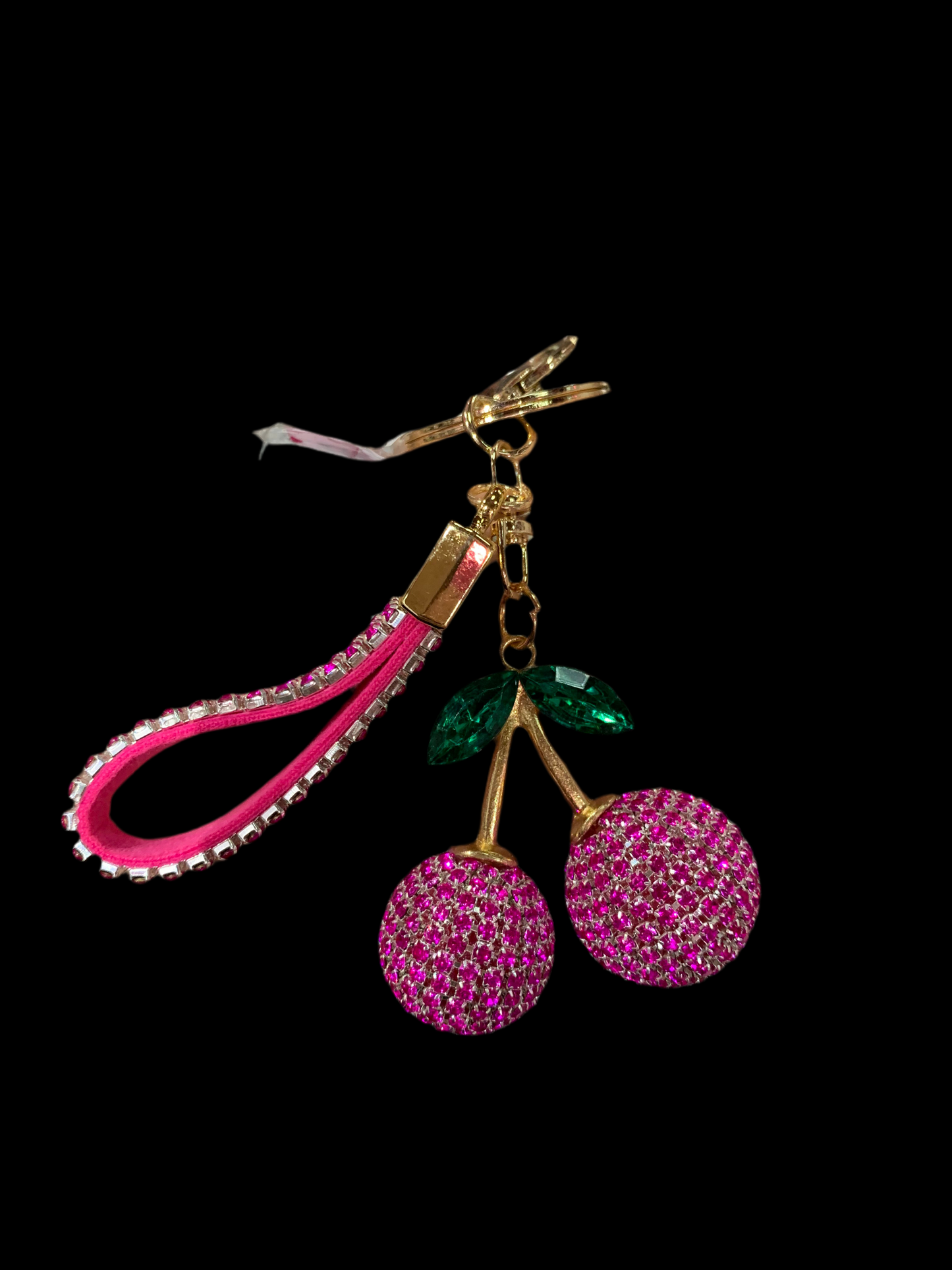 Llavero de cereza - cristal