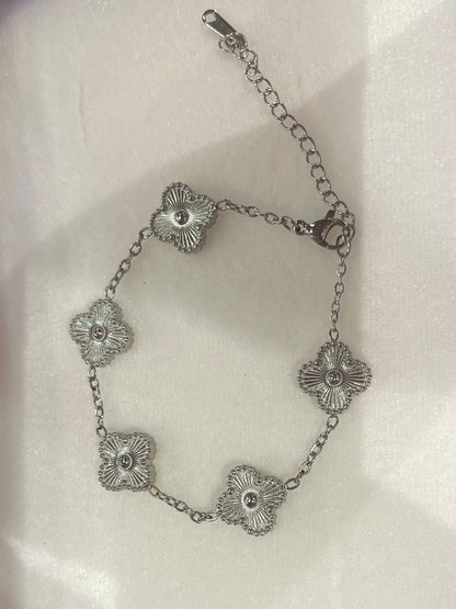 Pulsera tipo Van Cleef en Acero Inoxidable - Bling Bling