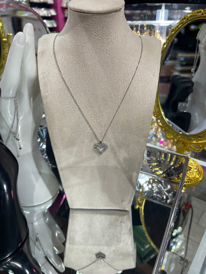 Collar de Zirconia con dije de Corazón - Bling Bling