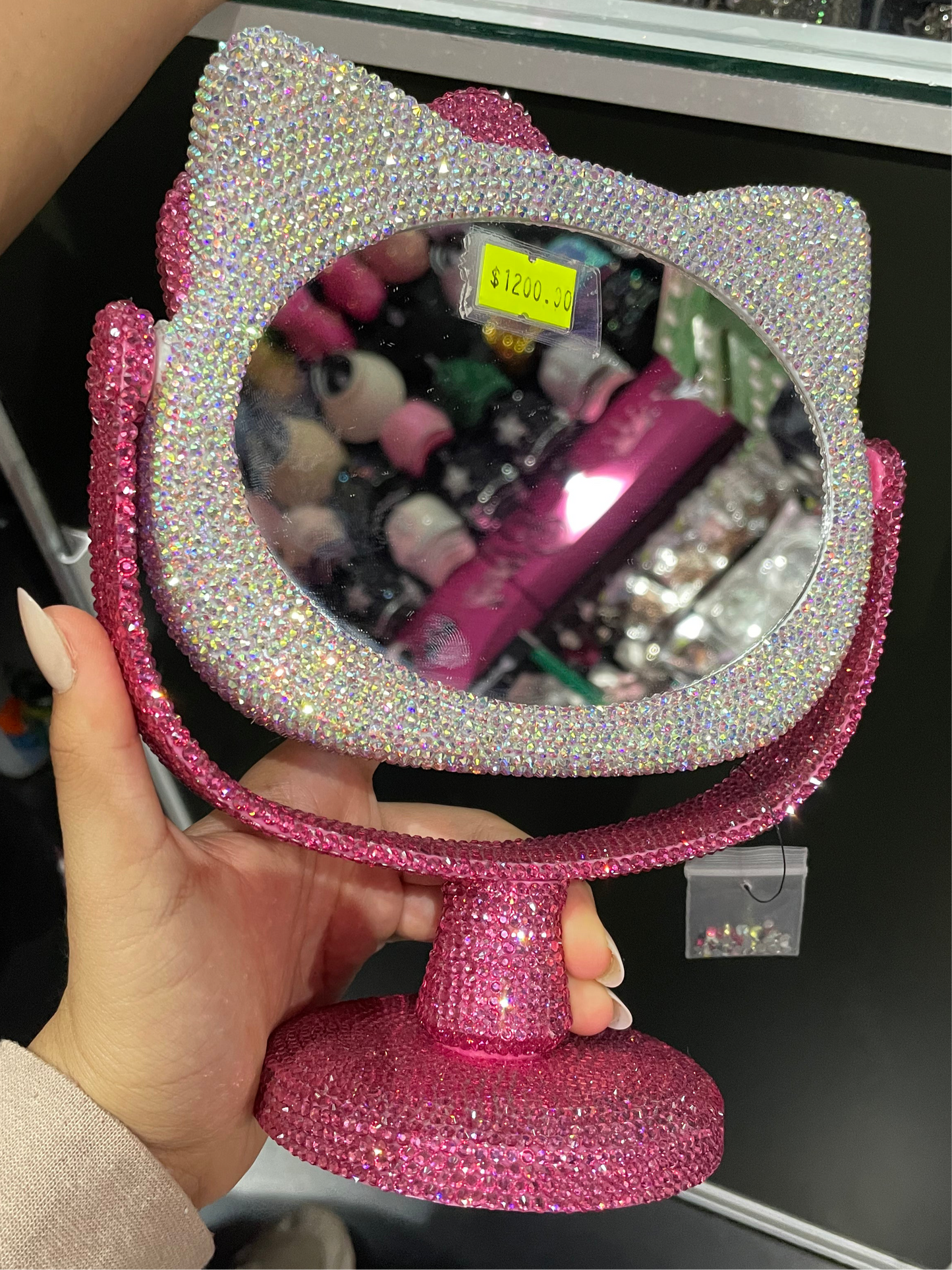 Espejo brillosos de hello Kitty - Bling Bling