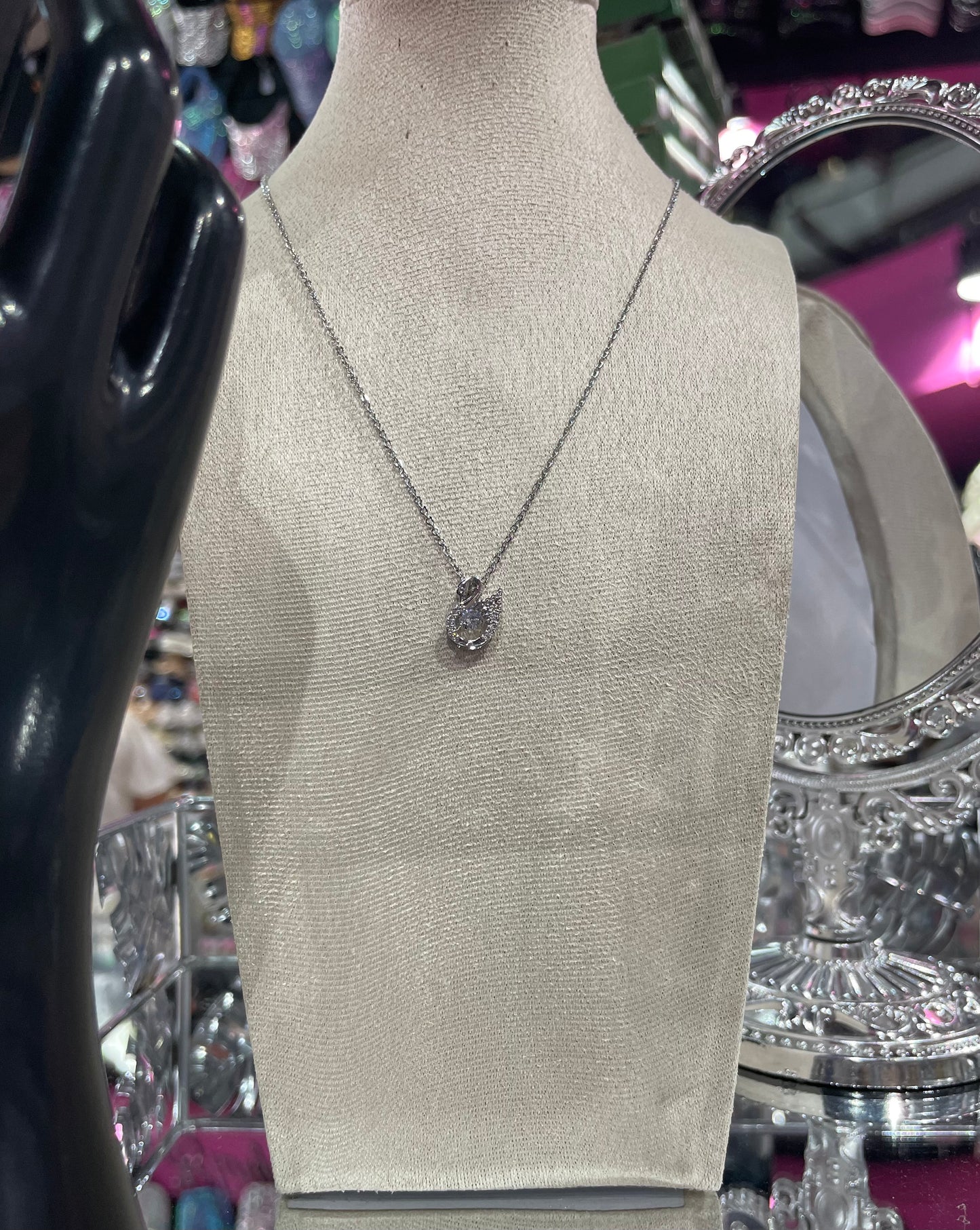 Collar de Zirconia con dije Cisne - Bling Bling