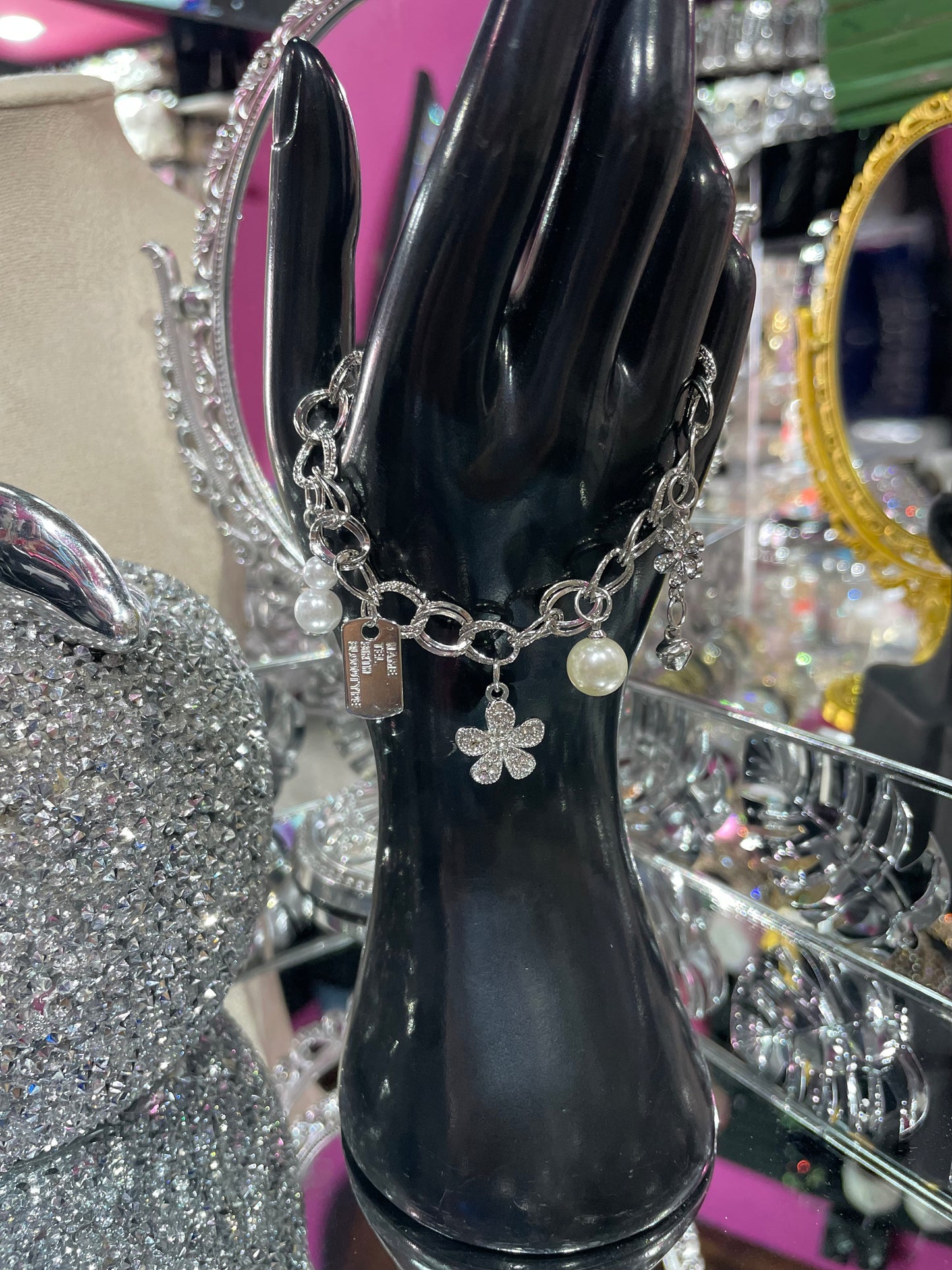 Pulsera con Dijes Colgantes - Bling Bling