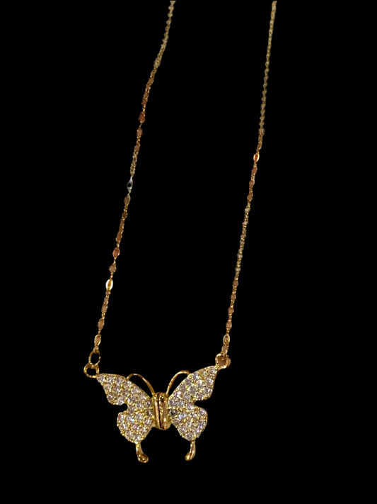 Collar con dije rotable- Bling Bling
