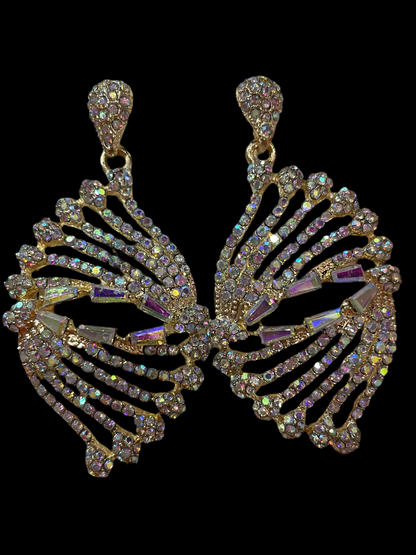 Aretes largos en dorado diseños - Bling Bling