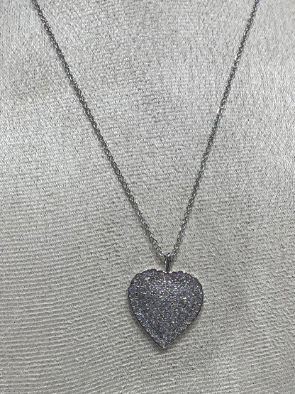 Collar de Zirconia con dije de Corazón - Bling Bling