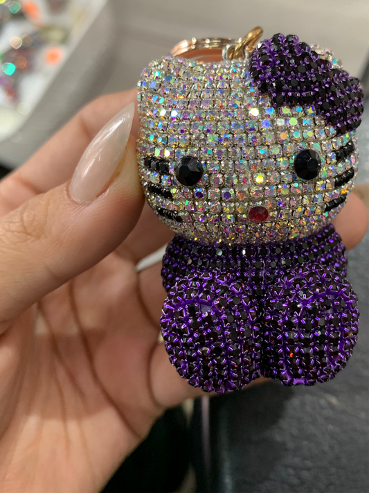 Llavero de hello Kitty brilloso - bling bling