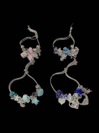 Pulsera ajustable plateada