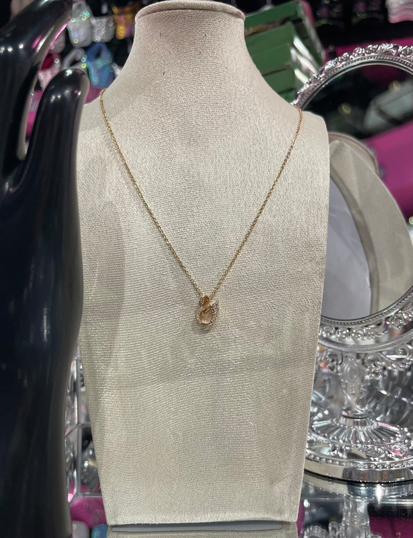 Collar de Zirconia con dije Cisne - Bling Bling