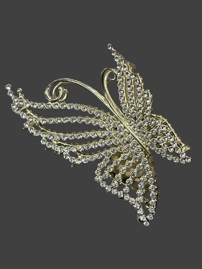 Pinza de Mariposa Con Brillos - Bling Bling