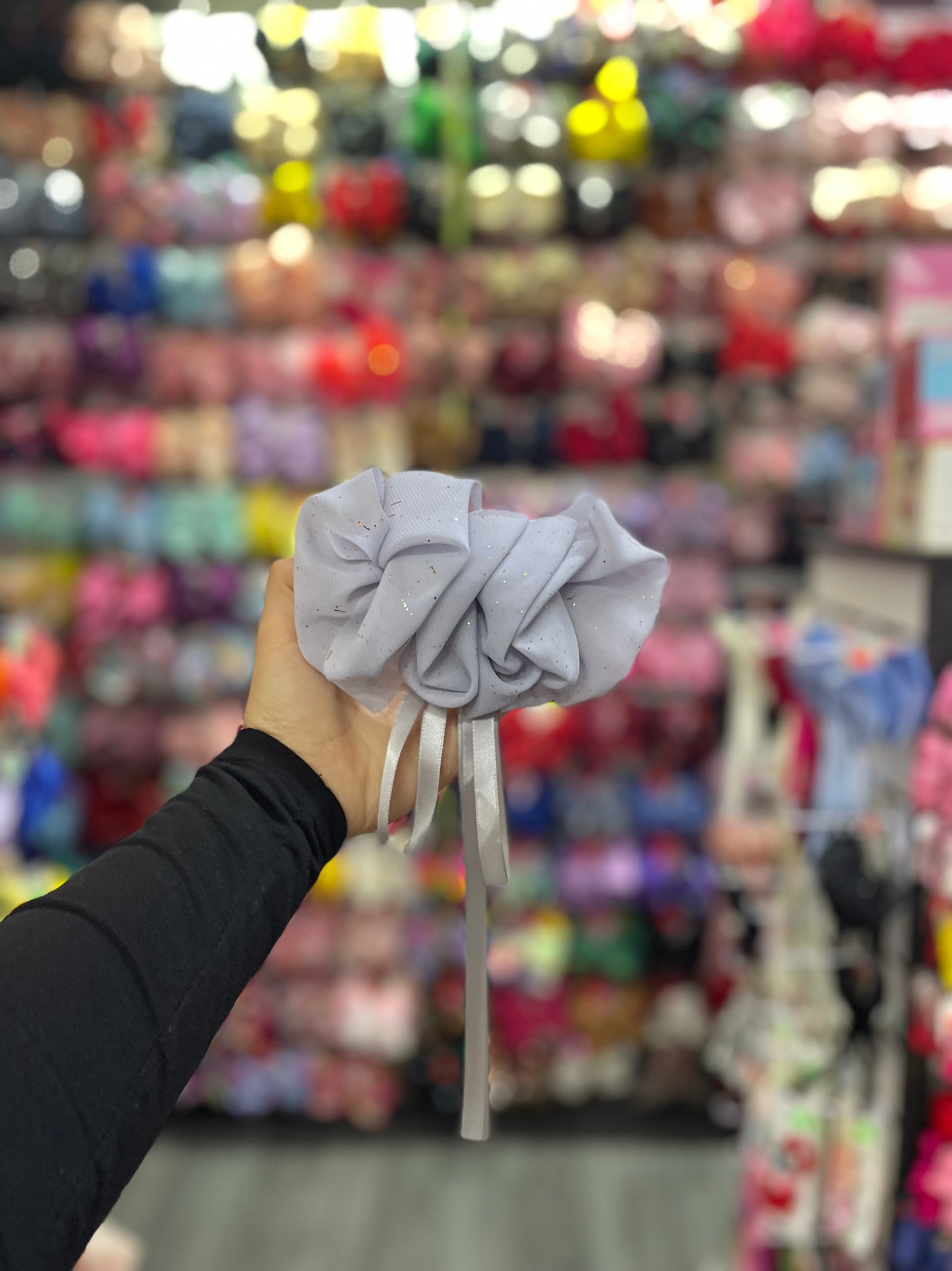 Moño “Nube” Con Pedrería - Los Moños De Kari