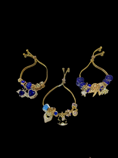 Pulsera ajustable dorada